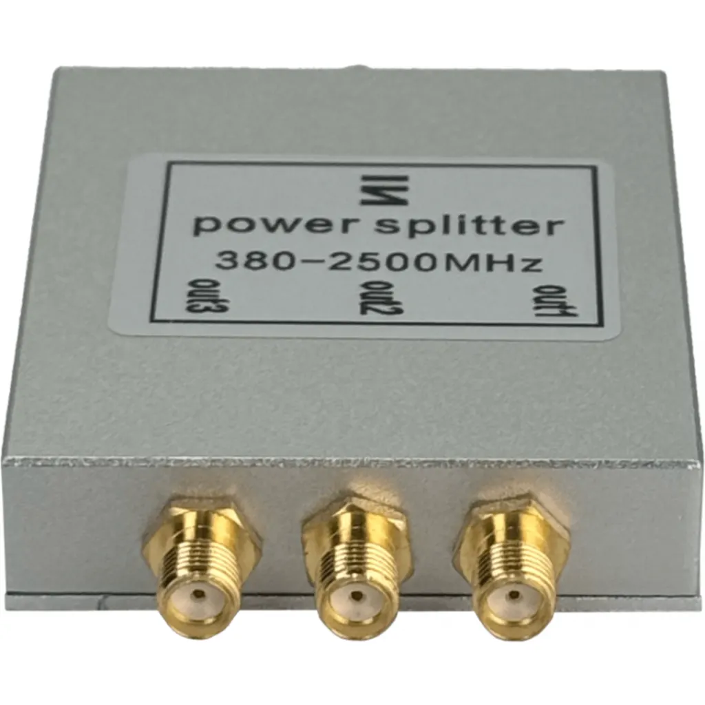 1x3 380-2500MHz 0,4GHz-2,5Ghz Divisor de Potencia RF 1-.SMA-H 3-.SMA-H
