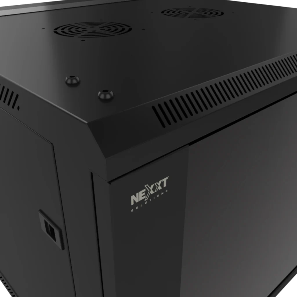 Imagen 10 de Gabinete Mural Nexxt NPC-F6U66B 6U SKD Pro Fixed Wall Encl 600x600mm 2Fan