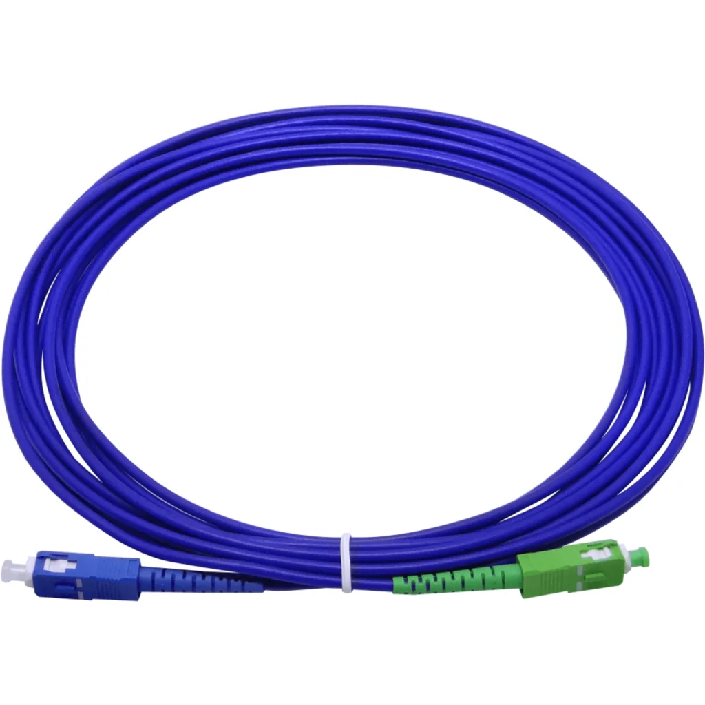 Imagen 2 de LSZH Blindado 5mt SC/APC-SC/UPC SM Simplex JumperFibra 3.0mm 9/125um