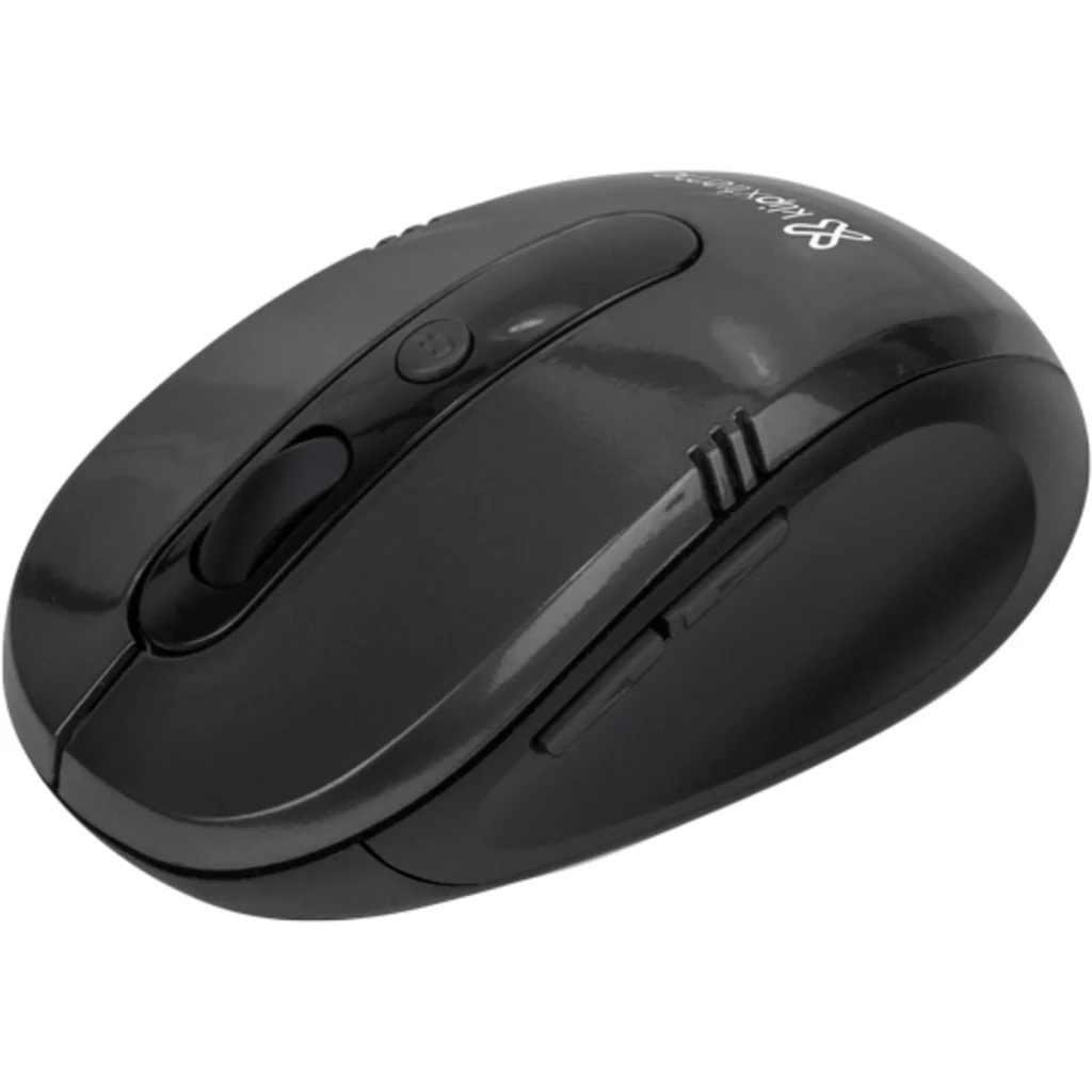 Mouse Inalámbrico KlipX KMW-330BK Óptico 1600dpi 2.4GHz 6 botones USB Negro