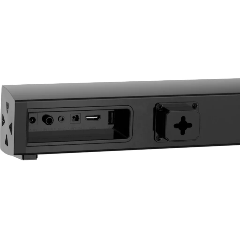 Imagen 1 de Parlantes Soundbar KlipX KSB-230, 2.1ch 160W BT HDMI OPT AUX USB Color Negro