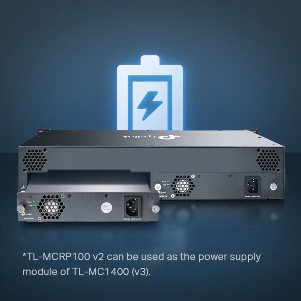 TPL CHASIS MEDIA CONVERT 14 SLOT TL-MC1400