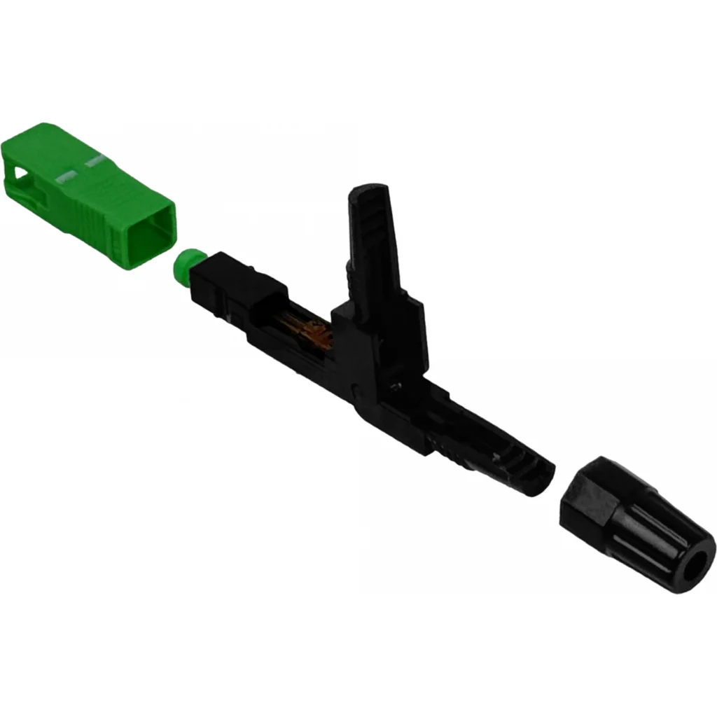 Imagen 1 de Conectores Rapidos MonoModo CFCAR-10. SC/APC Gu Pivote-Negro SM 10-unid G657A SX