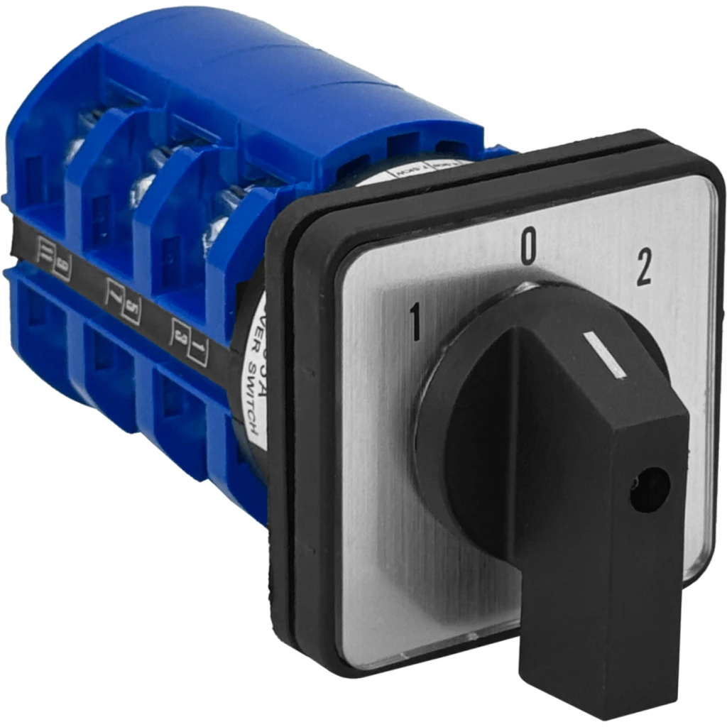 Imagen 4 de Conmutador 3-Fases 1-0-2 63A 660V 3-pos Interruptor 64x64mm D-90mm