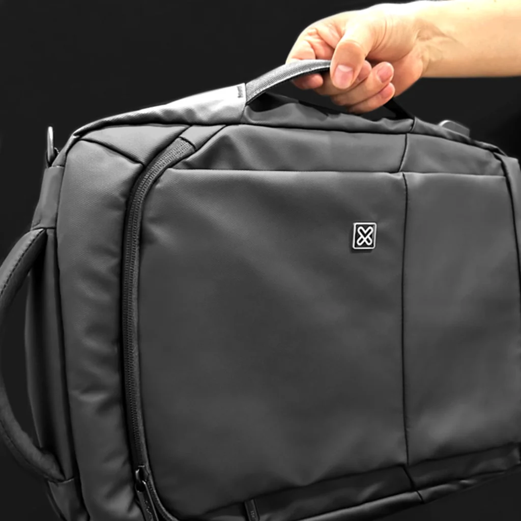 Imagen 6 de Klip Xtreme - Notebook carrying backpack - 15.6" - Polyester - Black - 2 in 1 Backpack & NB Case
