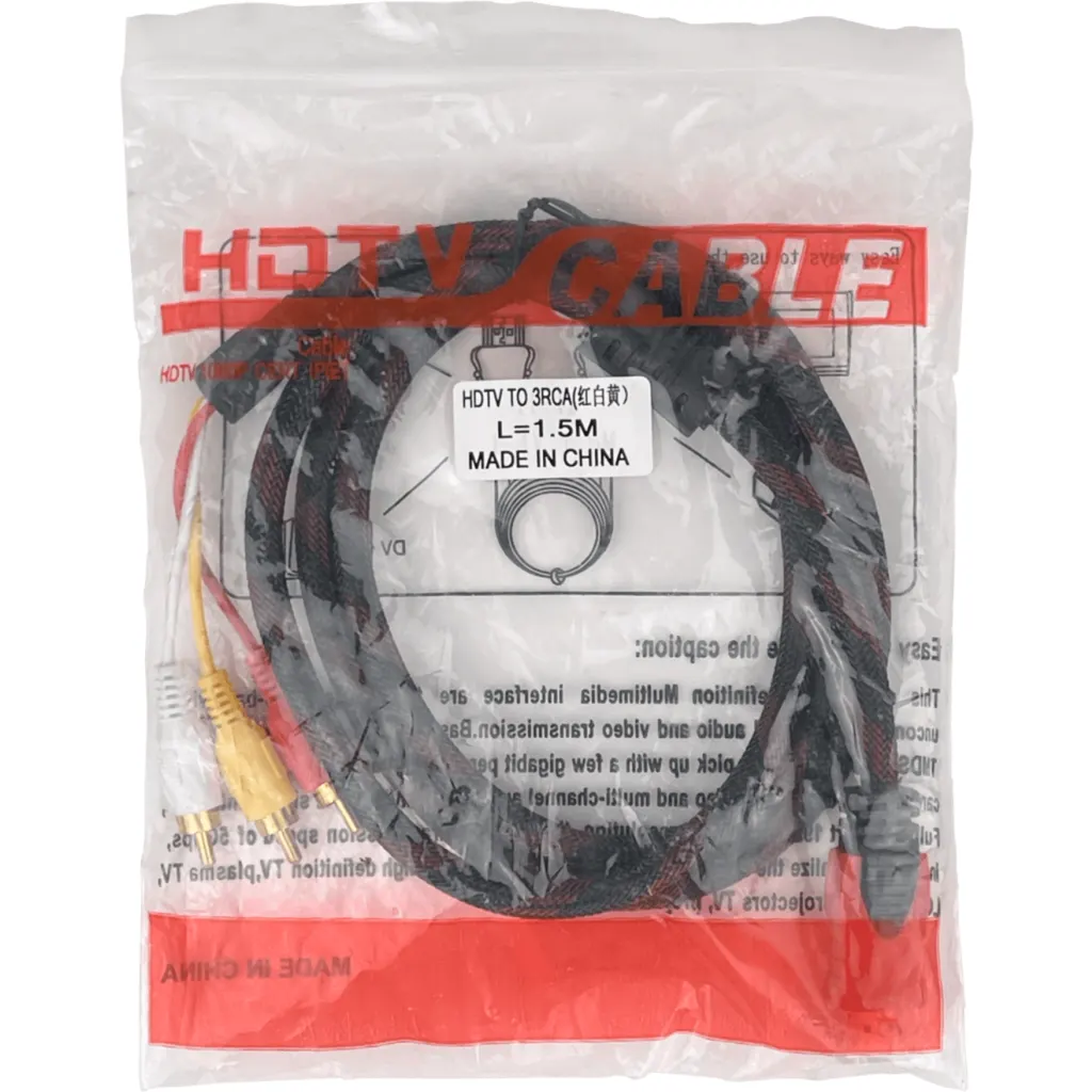 Cable HDMI-Macho 3-RCA-Macho 150cm 1080p