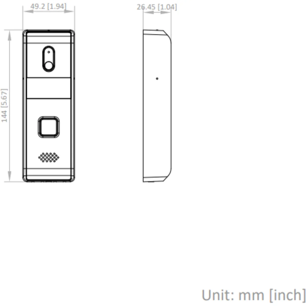 Imagen 1 de Kit de Videoportero Hibrido 4 hilos Hikvision con funcion de llamada a