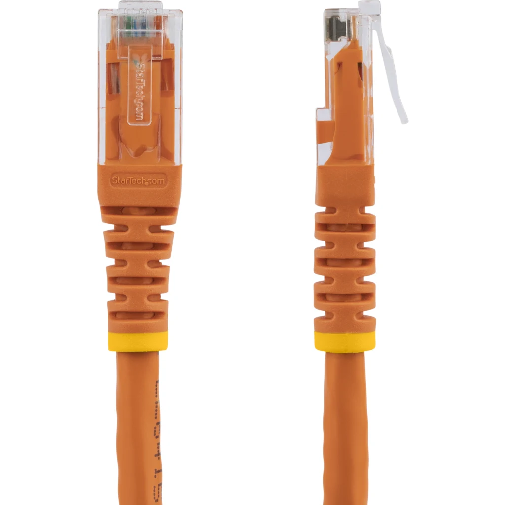 Imagen 1 de Cable de Red StarTech Cat6 UTP RJ45 Gigabit Ethernet 7.6mts 25ft NARANJO