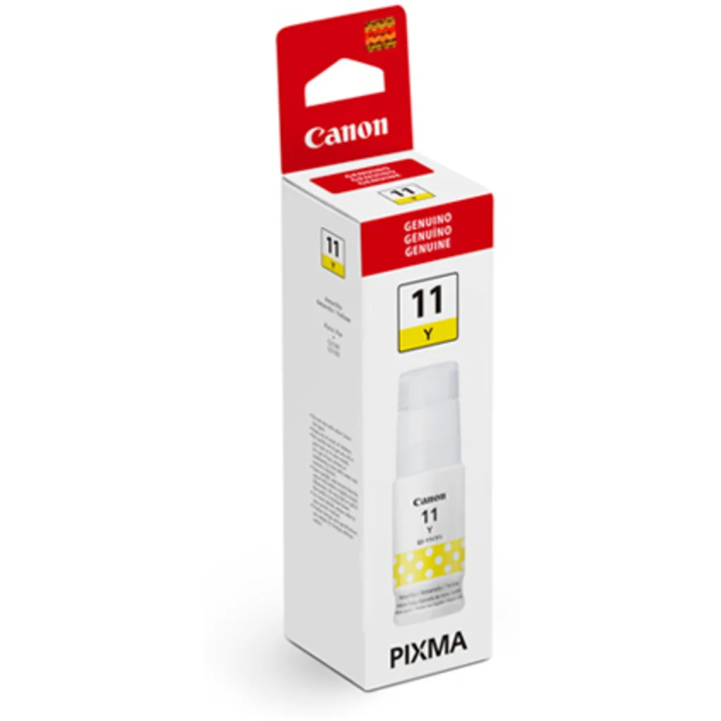 Imagen 1 de Botella de Tinta Canon GI-11Y Amarillo Rendimiento aprox 7.700 páginas 70 ml