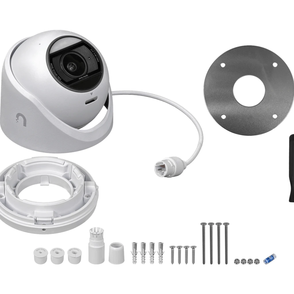 Imagen 1 de UI Blanco MiniDomo 8MP AI 2,36x 1-1000 IP66 IK04 CamaraIP IR40 reqPoE+