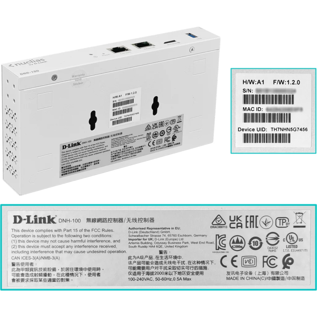 Controladora WiFi Unif Nuclias Connect DNH-100 D-Link