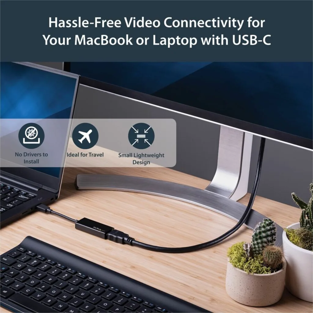 Imagen 10 de Adaptador USB-C Macho a HDMI Hembra Compatible con Resoluciones de Hasta UHD 4k
