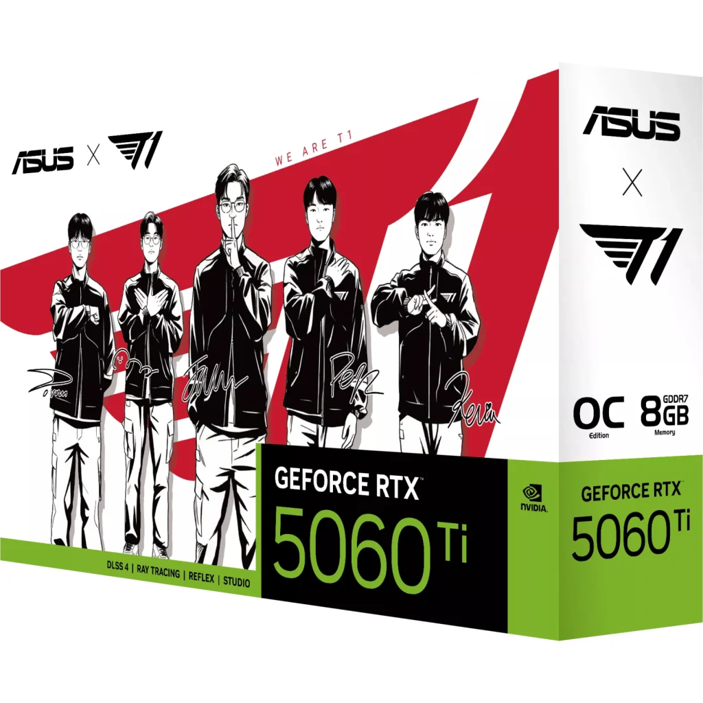 Imagen 9 de ASUS T1 GeForce RTX 5060 Ti 8GB GDDR7 OC Edition [90YV0NT4-M0AA00]
