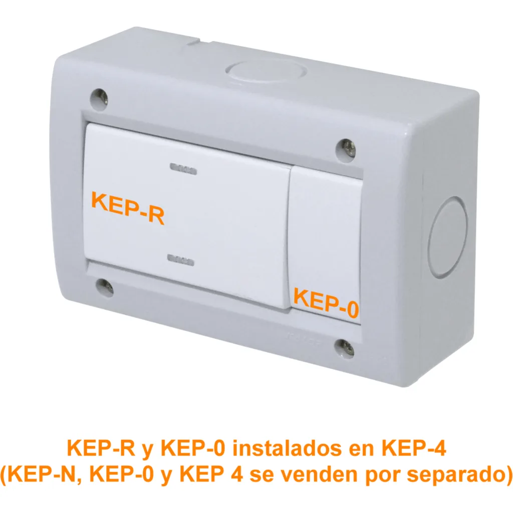 Imagen 3 de KALOP Blanco Teclon 3pin 9/24 Interruptor 16A 250V req/KEP-A KT40126