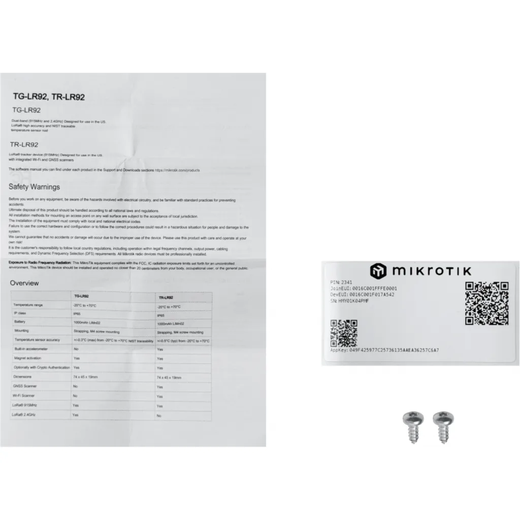 Imagen 2 de MIKROTIK Sensor IoT LoRaWAN Multi-Sensor 902-928MHZ 2,4G