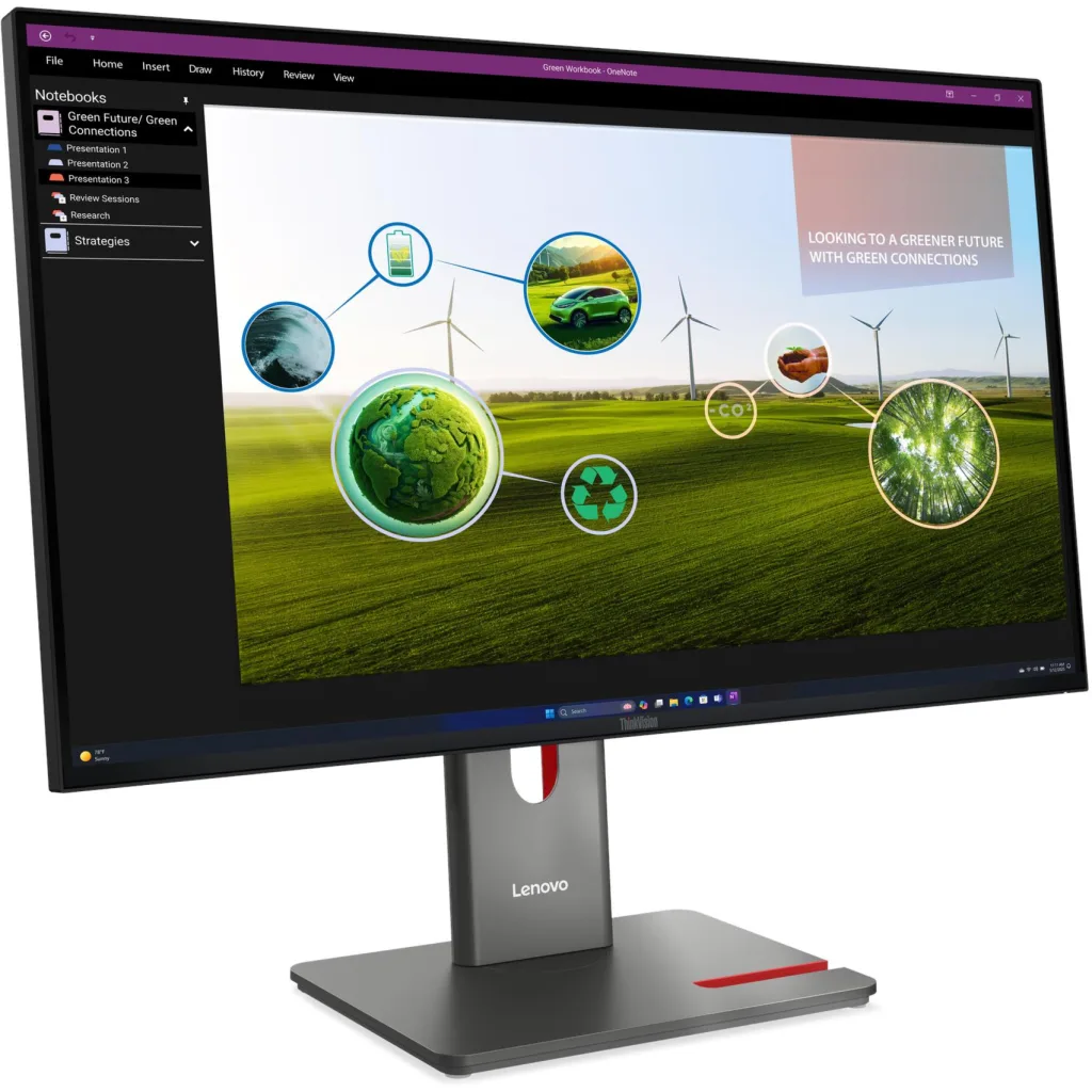 Monitor Lenovo ThinkVision P27Q-40 27" QHD 2560*1440  VoIP USB-C Monito