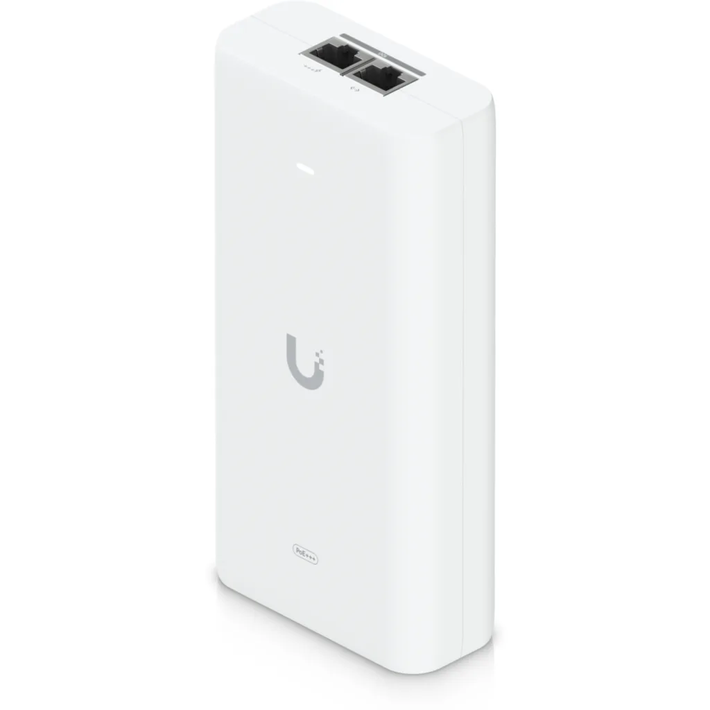 UniFi U-POE+++10g UBIQUITI 10Gbps 54VDC 90W Inyector PoE 1,12A 802.3bt  Cumple Norma