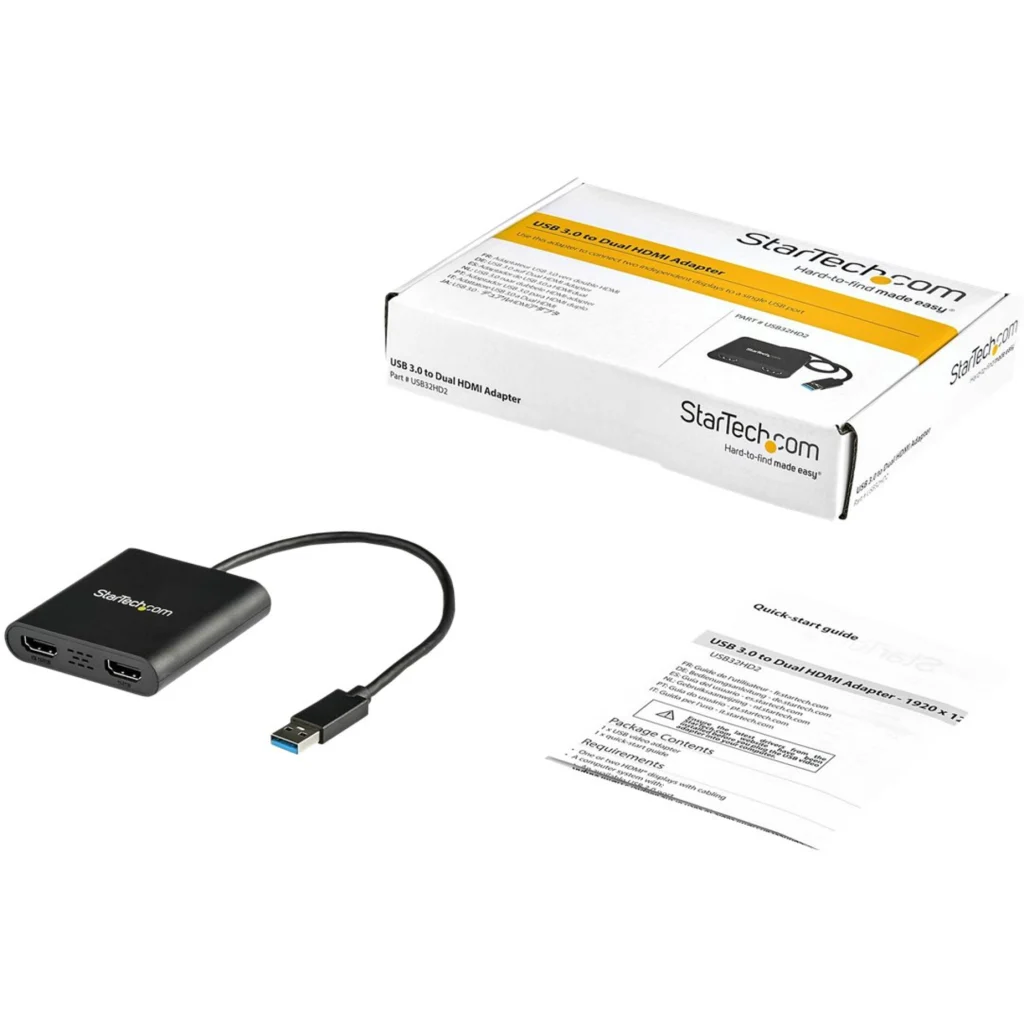 Imagen 11 de Adaptador Gráfico USB a Dual HDMI 4K para 2 Monitores