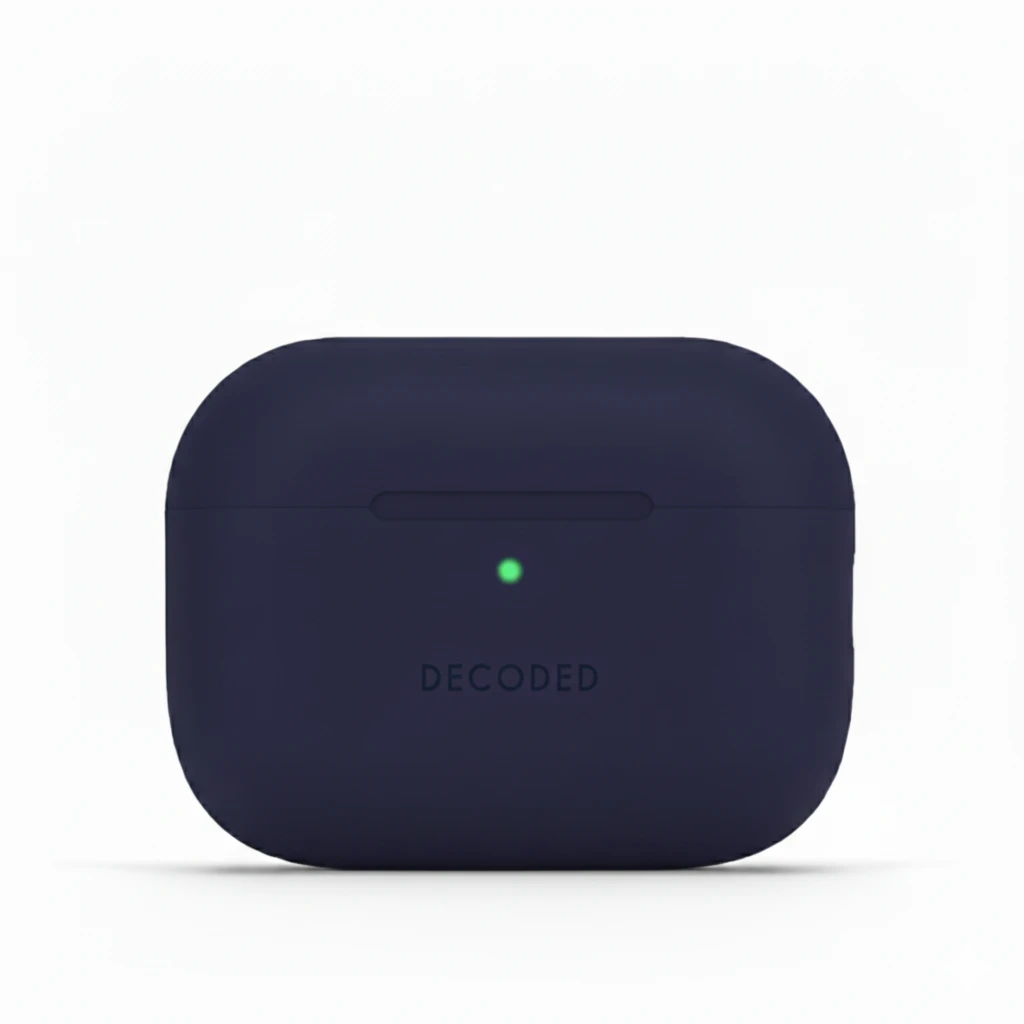 Funda silicona AirCase Pro Airpods Pro 3 Gen Decoded azul