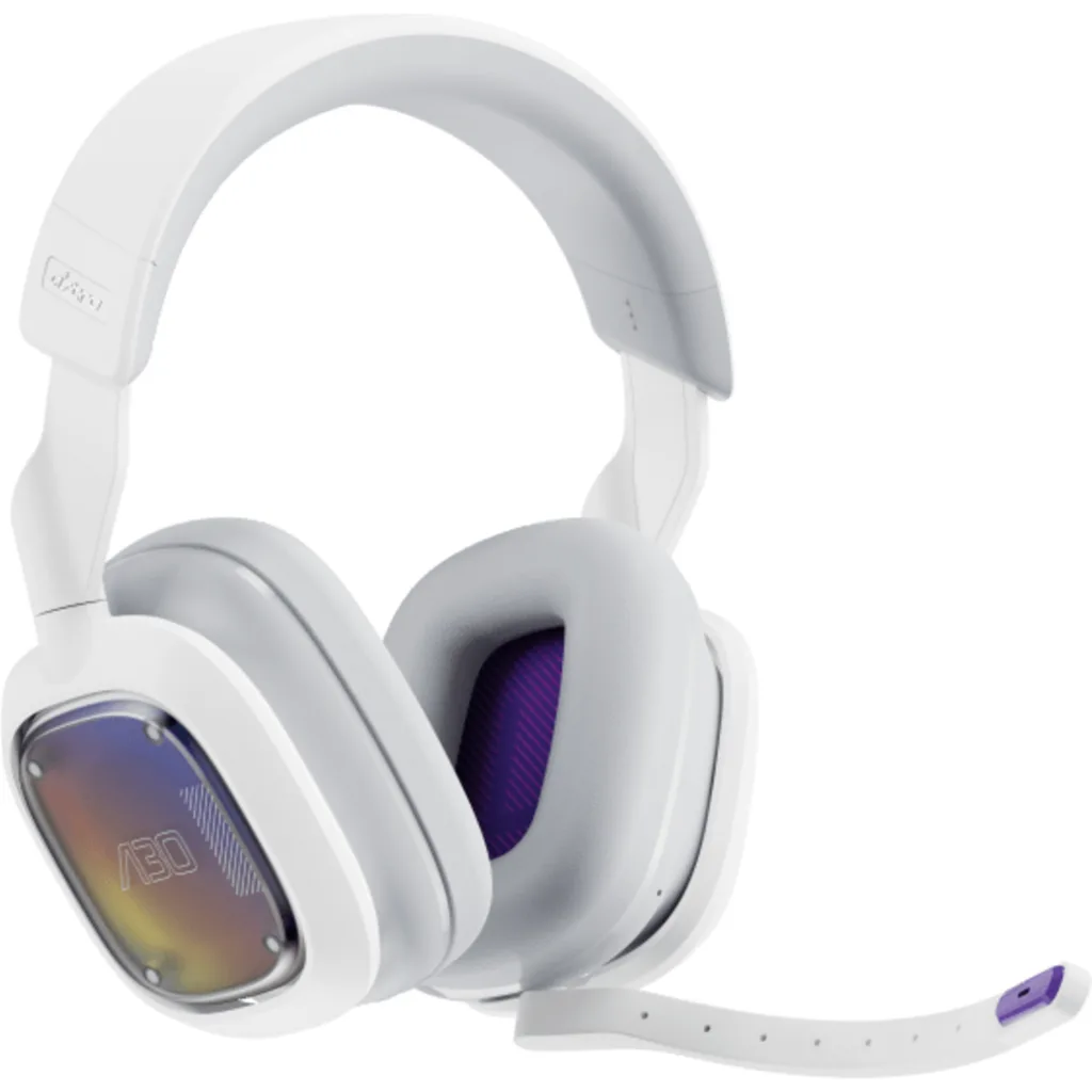 Logitech A30 Headset-White/ Purple Playstation LAT