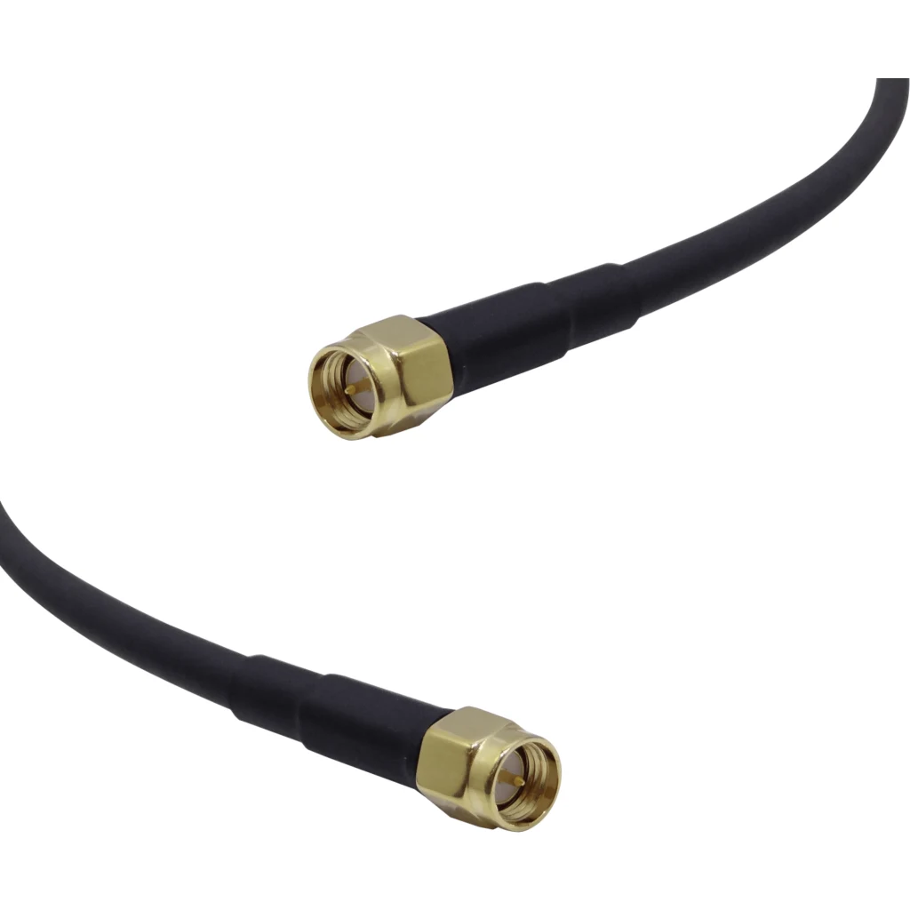 Mikrotik 100cm .SMA-Macho .SMA-Macho Cable Coaxial Negro 1mt SMASMA