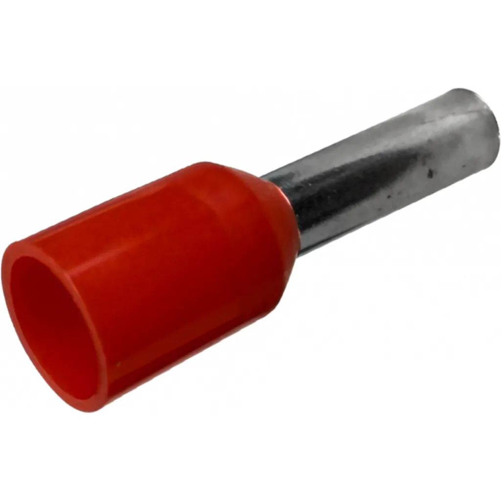 Imagen 2 de Rojo 2,5mm2 8/15mm 100-unids AWG14 Ferrules Terminal Aislado Crimpeabl