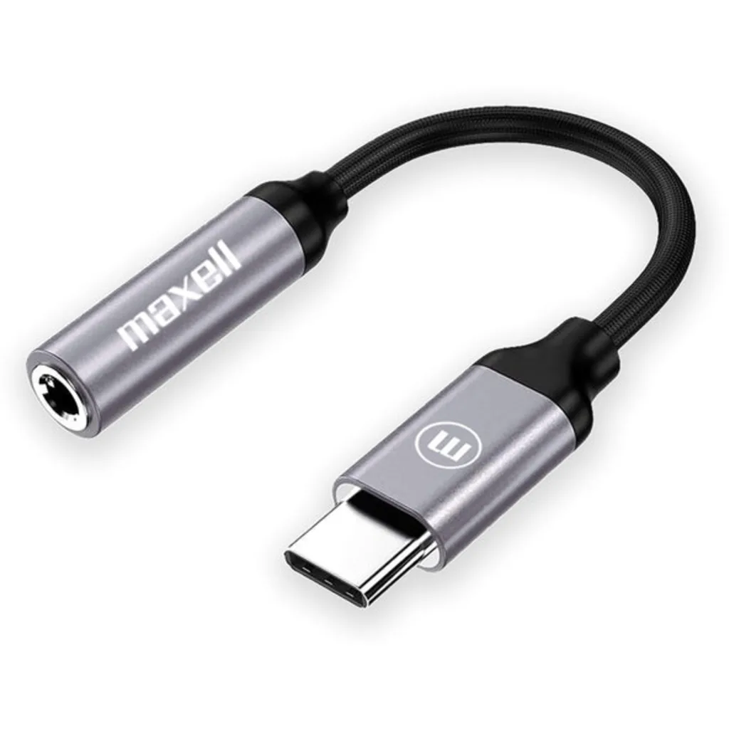 Imagen 1 de Adaptador USB-C a 3,5 mm Maxell CBL USBC A 3.5MM