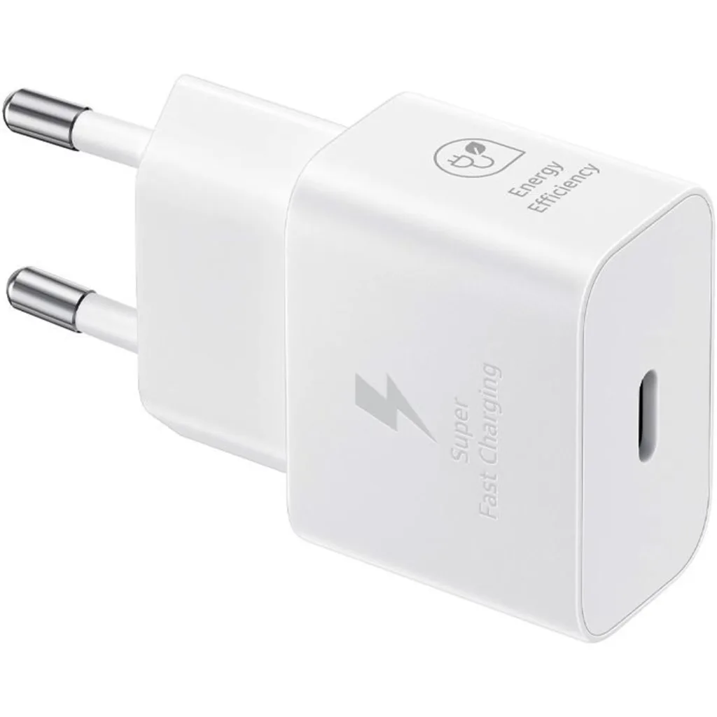 Imagen 3 de Cargador Celular Samsung 25W USB-C p/ Teléfonos y disp. Galaxy sin Cable Blanco