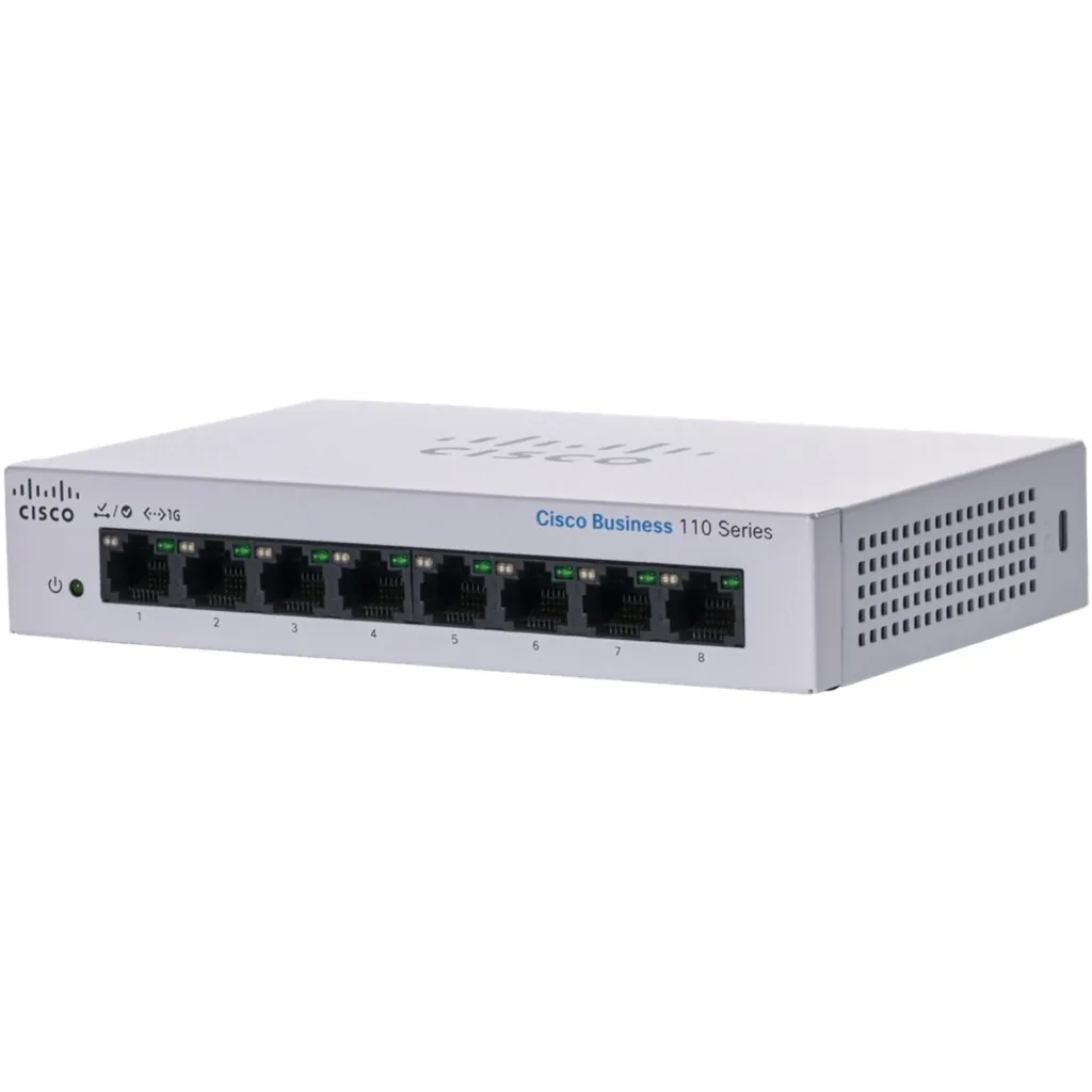 Imagen 1 de Switch Cisco CBS110 Gigabit Ethernet Business 110, 8x10/100/1000Mbps 16Gbs NoAdm