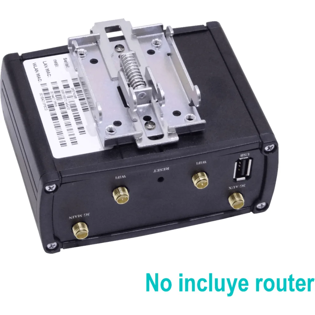Riel de Montaje DIN Teltonika para Serie Router RUT950