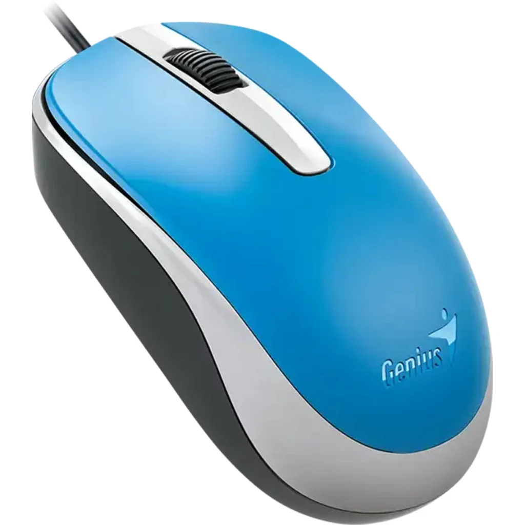 Imagen 1 de GENIUS MOUSE CABLE USB BLUE- DX-120-BL