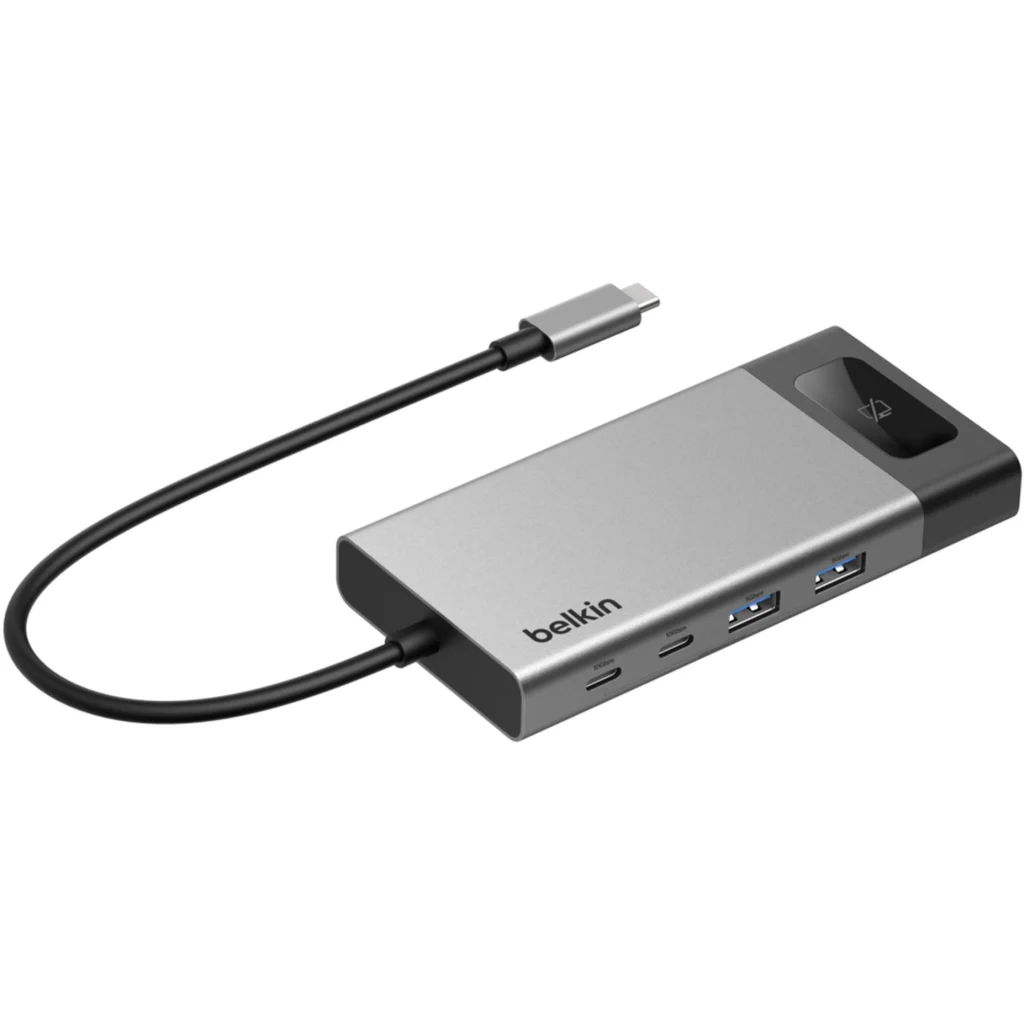 Imagen 1 de HUB Belkin INC027DQSGY, 8en1 USB-C a 2*USB-C USB-C PD 2*USB-A3.0 2*HDMI LAN