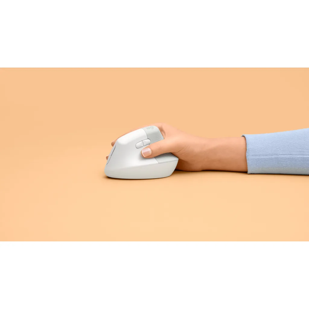 Imagen 15 de Mouse Ergonómico Inalámbrico Logitech Lift Vertical Óptico 4000DPI 6 BT Blanco