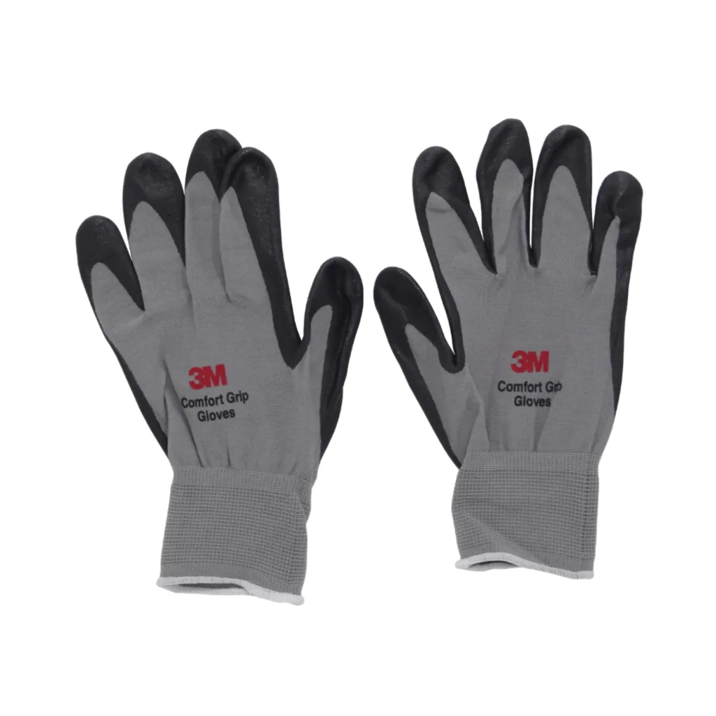 3M Talla-L(9) Espuma Nitrilo Fibra Nylon Par Guantes