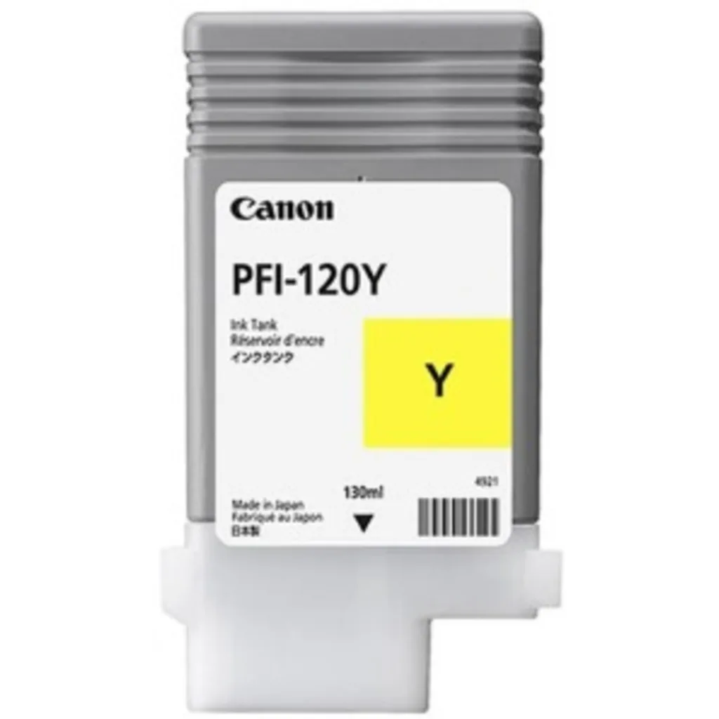 Cartridge Canon PFI-120 Yellow Comp Ink Tank TM-200 TM-205 TM-300 TM-301, 130ml