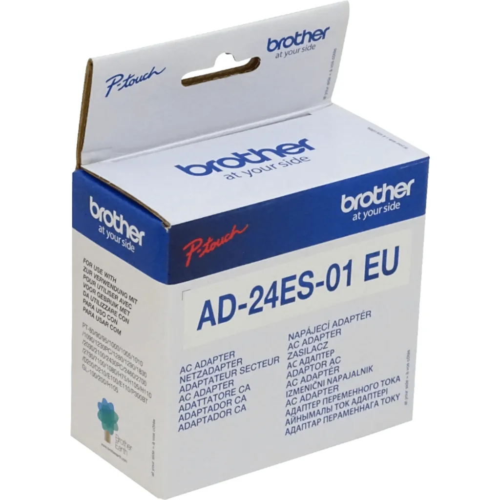 Imagen 1 de Fuente de Poder Brother AD24ES019VDC 1.6A 14.4W 100-240VAC p/Rotuladoras
