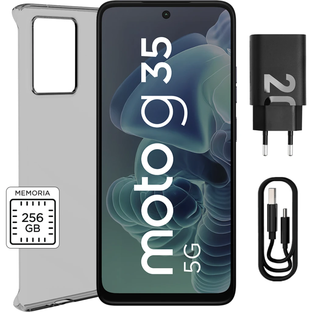 Celular Motorola Moto G35 256GB RAM 4GB 50MP 6.7' Negro