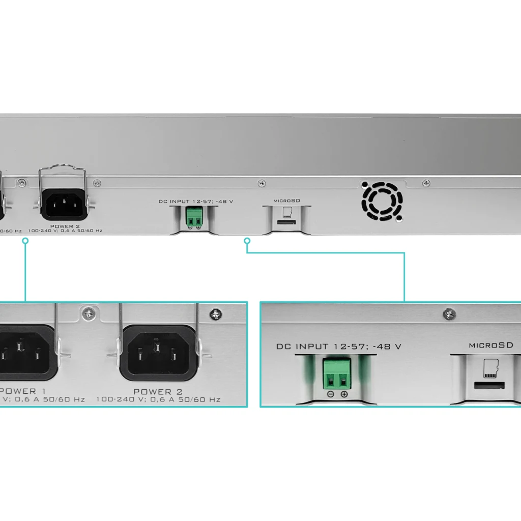 Imagen 2 de MIKROTIK Router 60GB-M.2 4-1,4GHz L6 13-1000 1GB Rack MSD 2-SATA Dual-PSU DB9