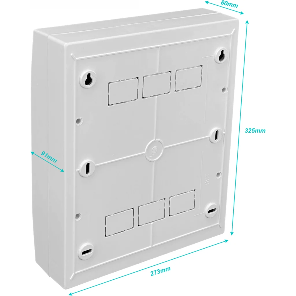 Imagen 1 de LEXO Tablero Sobreponer LSZH 24 Modulos Riel Din IP41 IK08 5399124