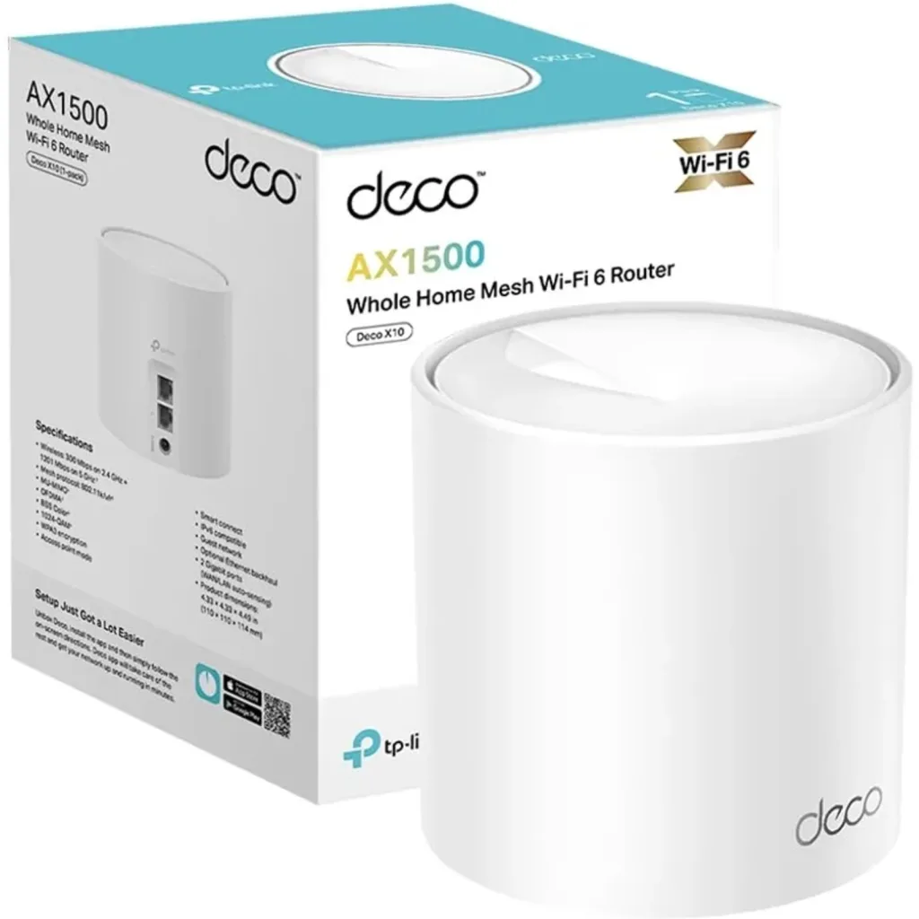 Imagen 0 de TP-Link - Wireless access point - Deco X10(1-pack) AX1500 Whole