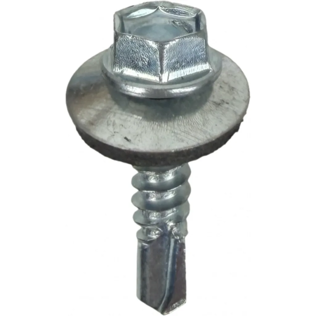Hexagonal-8mm 100u. 12x1 Largo-25mm Zn Tornillo Autoperforante 1,0p