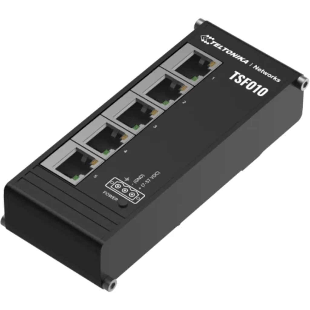 Imagen 1 de Switch TELTONIKA TSF010, 5 Puertos 10/100Mbps, Montaje DIM, ultra delgado