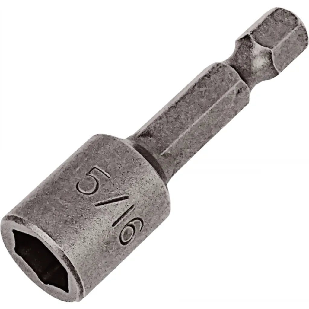 Imagen 1 de Punta dado Hexagonal 5/16 x 45mm imantada 1-unidad