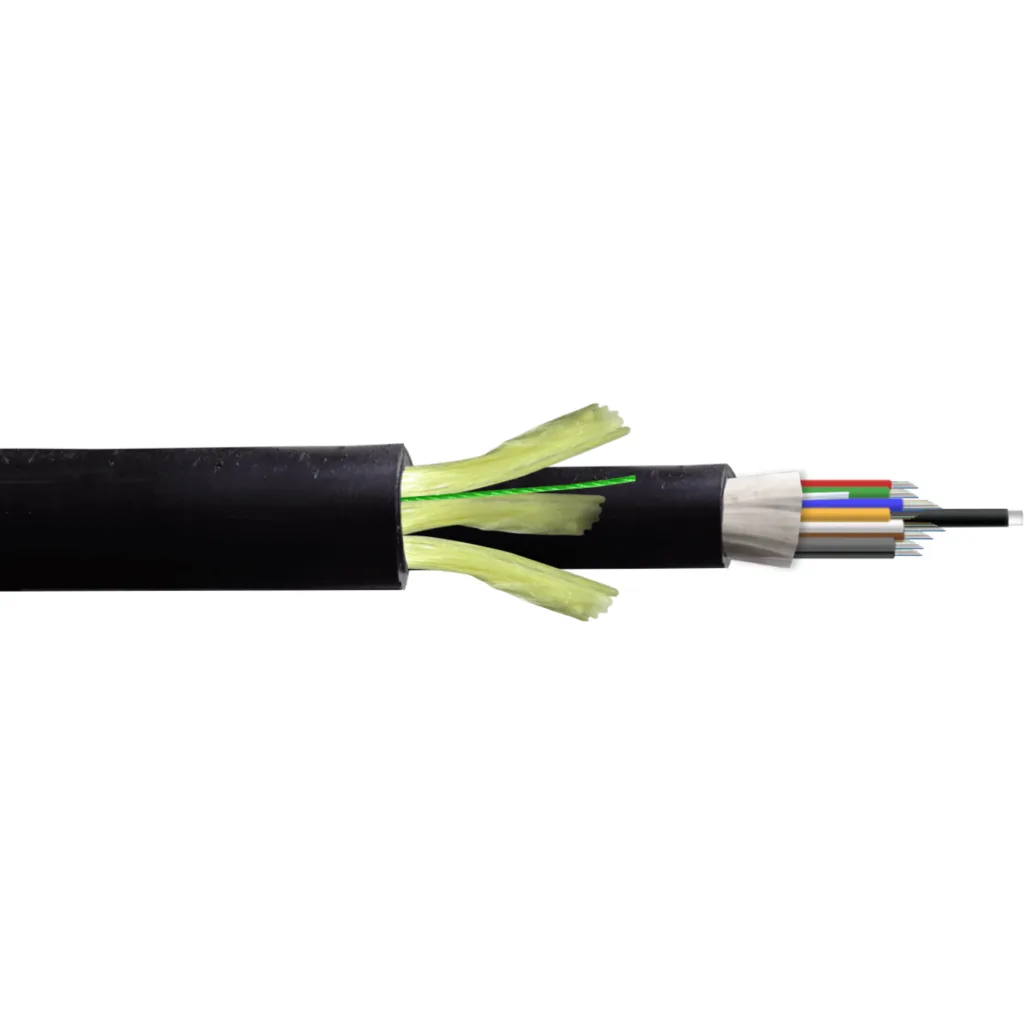 96-Fibras-G652D vano-200m ADSS 14mm Cable Ext-PE Doble-Cht Monomodo