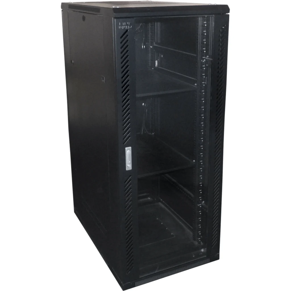 Imagen 2 de LINKMADE Vidrio 30U 900mm 90cm-Fondo Rack Ventiladores PDU Bandejas
