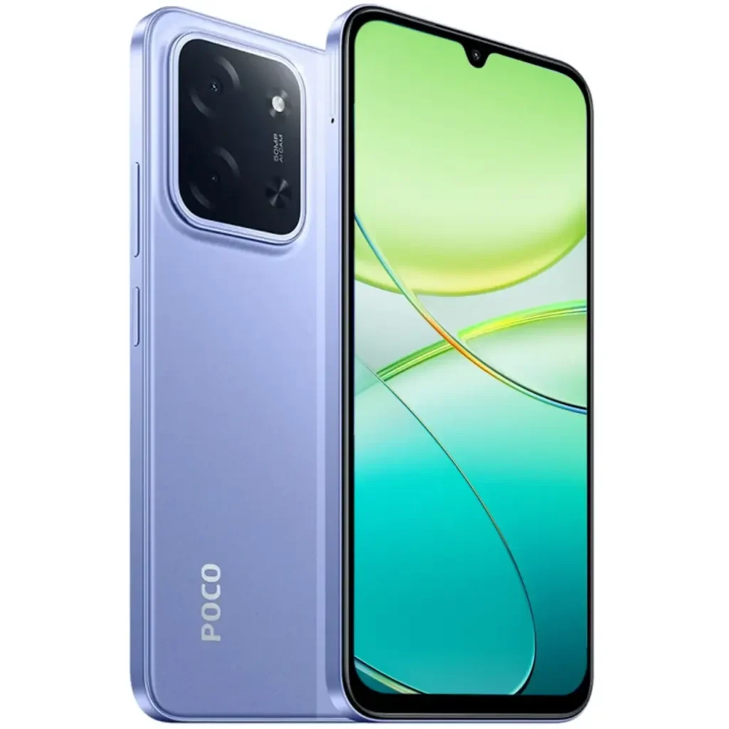 Xiaomi POCO C85 - Smartphone - HyperOS 3 - 128 GB - Purple - Touch