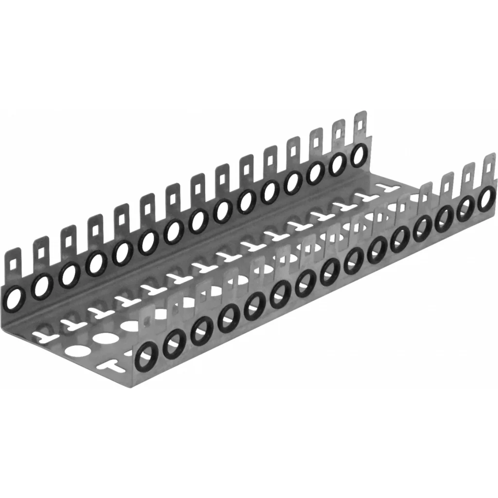 Imagen 1 de 150-Pares Rack-3U 22mm 15-KRONE Soporte Metalico 15-Regleta
