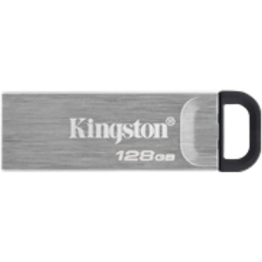 Pendrive 128GB Kingston DataTraveler Kyson USB 3.2 Gen1 Esc60MBs Lec200MBs Plata