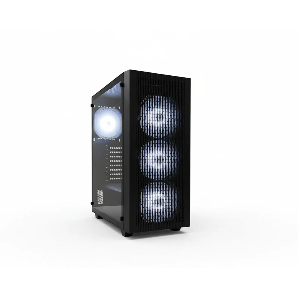 Imagen 1 de PC GAMER ESGAMING R5 5600GT | 16GB RGB | 500GB NVMe | RTX 3050 6GB | FAN G20 RGB | WiFi | FreeDOS