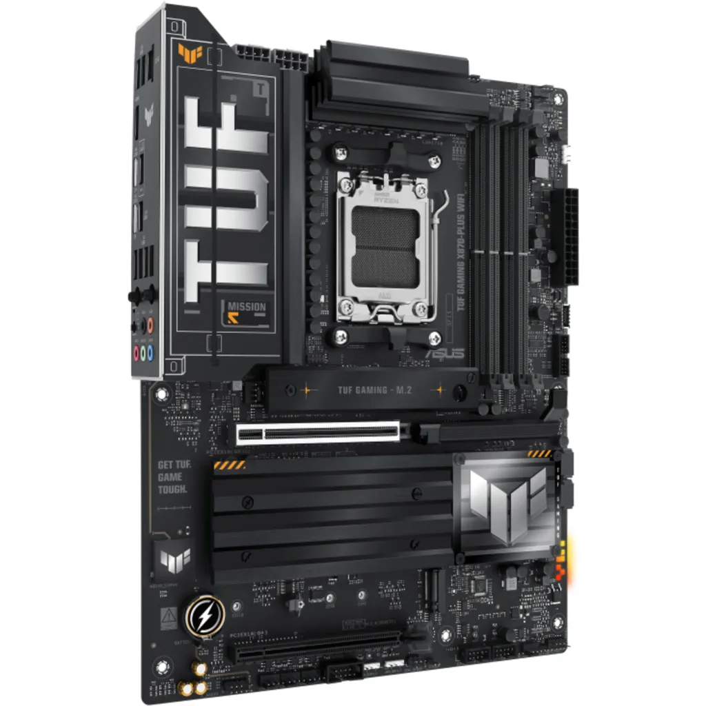 Imagen 1 de Tarjeta Madre Asus TUF GAMING X870-PLUS WIFI AMD AM5 4*DDR5 4*M.2 HDMI USB-C 
